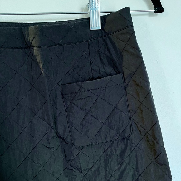 ASOS Lola May Quilted Mini Skirt in Black Size 6 S/M Tag Attached - Picture 6 of 7